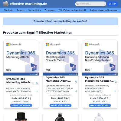 Screenshot effective-marketing.de