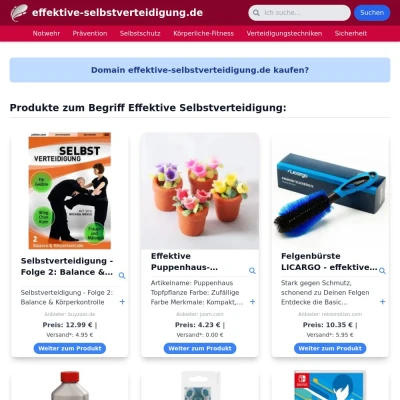 Screenshot effektive-selbstverteidigung.de