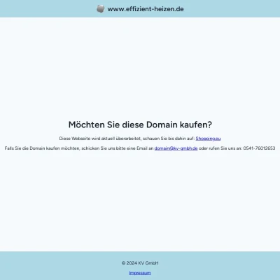 Screenshot effizient-heizen.de