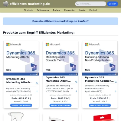 Screenshot effizientes-marketing.de