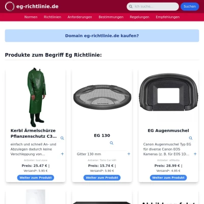 Screenshot eg-richtlinie.de
