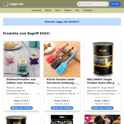 Screenshot eggx.de