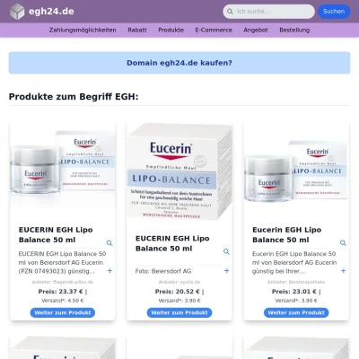 Screenshot egh24.de