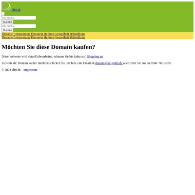 Screenshot ehbt.de