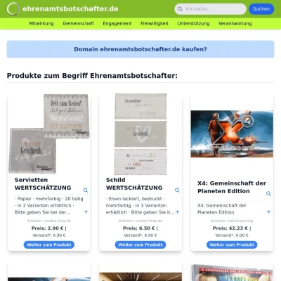 Screenshot ehrenamtsbotschafter.de