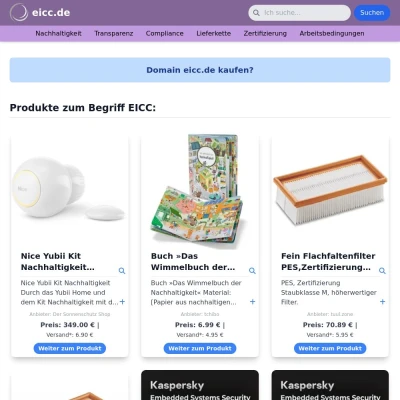 Screenshot eicc.de