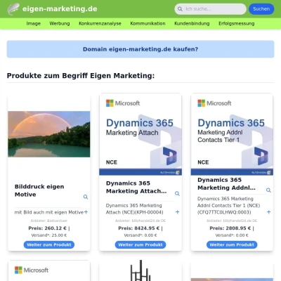 Screenshot eigen-marketing.de