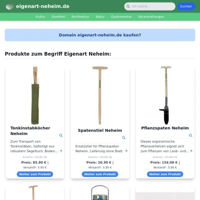 Screenshot eigenart-neheim.de