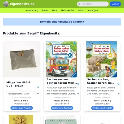 Screenshot eigenbesitz.de