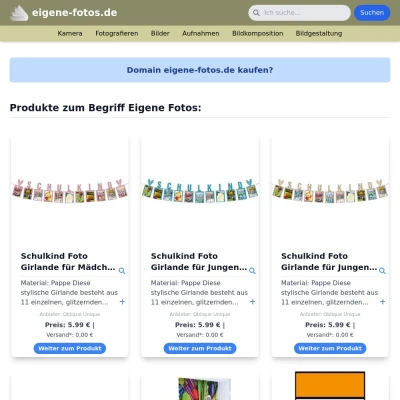 Screenshot eigene-fotos.de