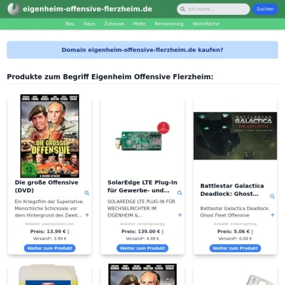 Screenshot eigenheim-offensive-flerzheim.de