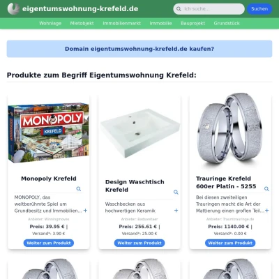 Screenshot eigentumswohnung-krefeld.de