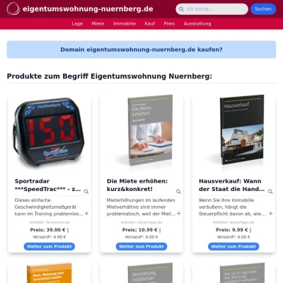 Screenshot eigentumswohnung-nuernberg.de
