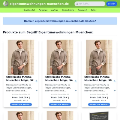 Screenshot eigentumswohnungen-muenchen.de