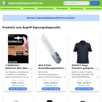 Screenshot eignungsdiagnostik24.de