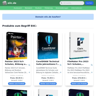 Screenshot eiic.de