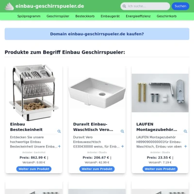 Screenshot einbau-geschirrspueler.de