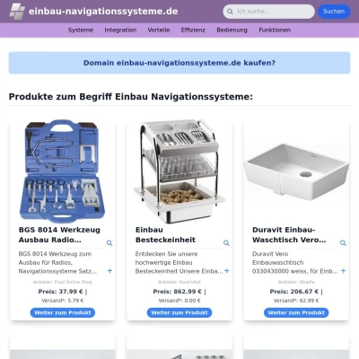 Screenshot einbau-navigationssysteme.de