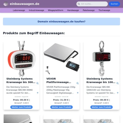 Screenshot einbauwaagen.de