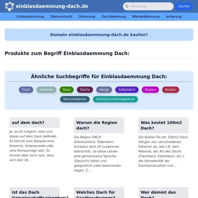 Screenshot einblasdaemmung-dach.de