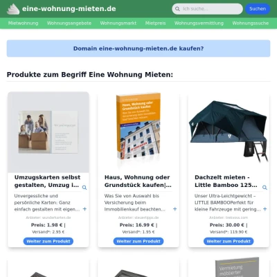 Screenshot eine-wohnung-mieten.de