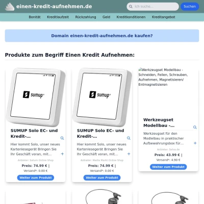 Screenshot einen-kredit-aufnehmen.de