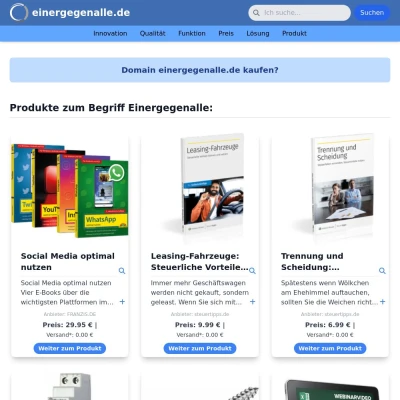 Screenshot einergegenalle.de