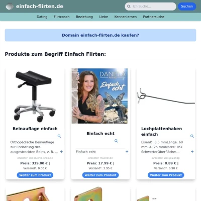 Screenshot einfach-flirten.de