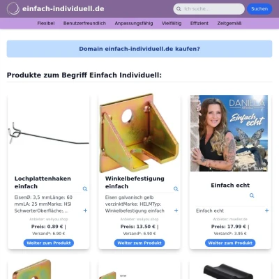 Screenshot einfach-individuell.de