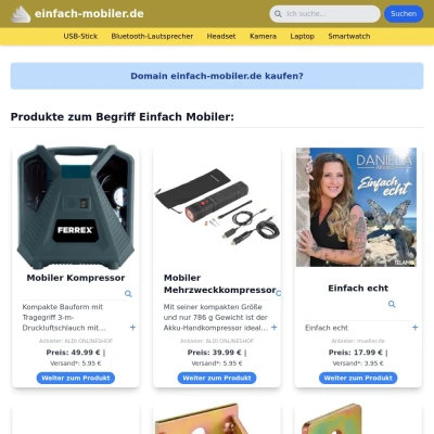 Screenshot einfach-mobiler.de
