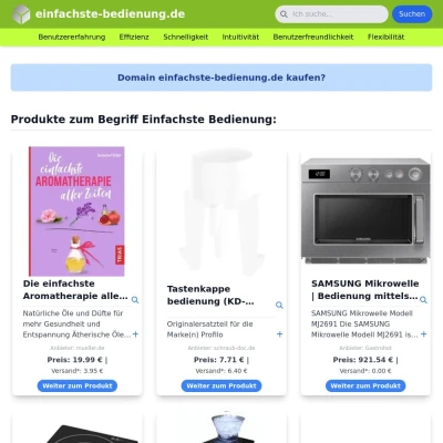Screenshot einfachste-bedienung.de
