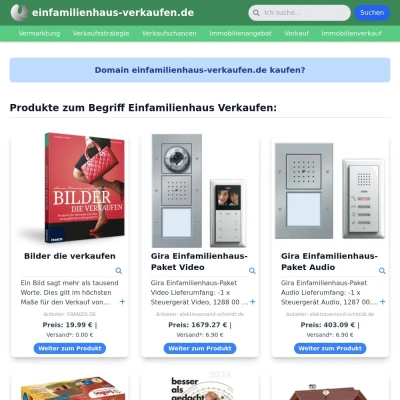Screenshot einfamilienhaus-verkaufen.de