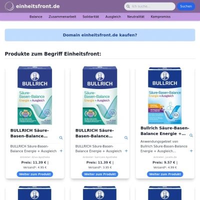 Screenshot einheitsfront.de
