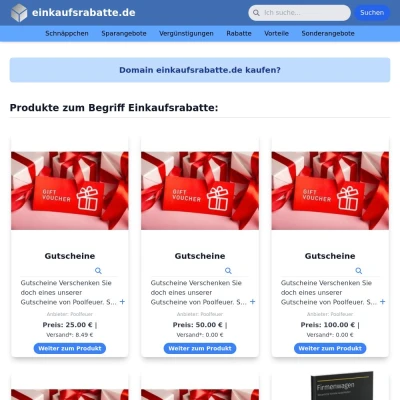 Screenshot einkaufsrabatte.de