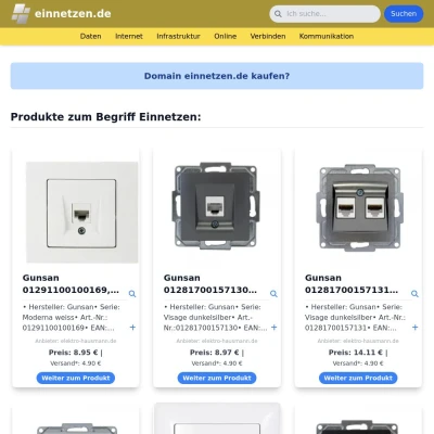 Screenshot einnetzen.de