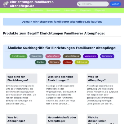 Screenshot einrichtungen-familiaerer-altenpflege.de