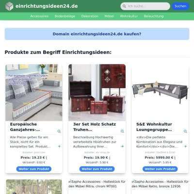 Screenshot einrichtungsideen24.de