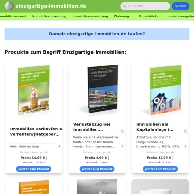 Screenshot einzigartige-immobilien.de