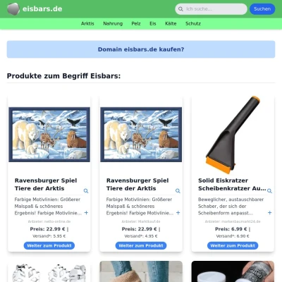 Screenshot eisbars.de