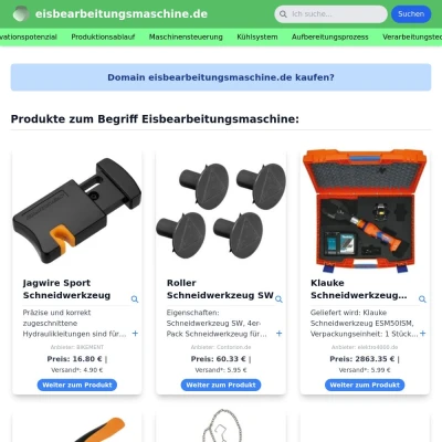 Screenshot eisbearbeitungsmaschine.de