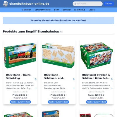 Screenshot eisenbahnbuch-online.de