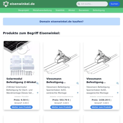 Screenshot eisenwinkel.de