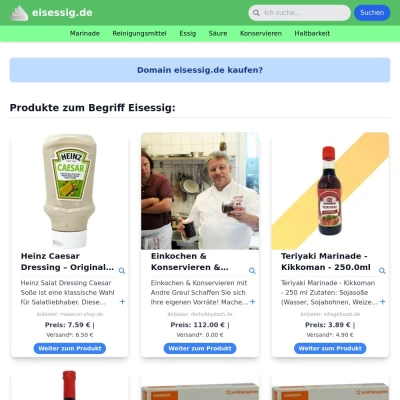 Screenshot eisessig.de