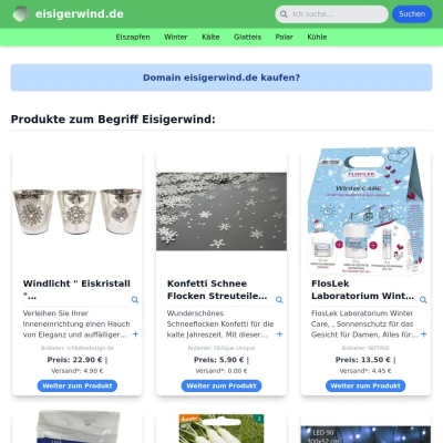 Screenshot eisigerwind.de