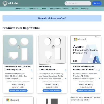 Screenshot ek4.de