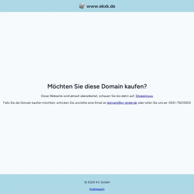 Screenshot ekxk.de