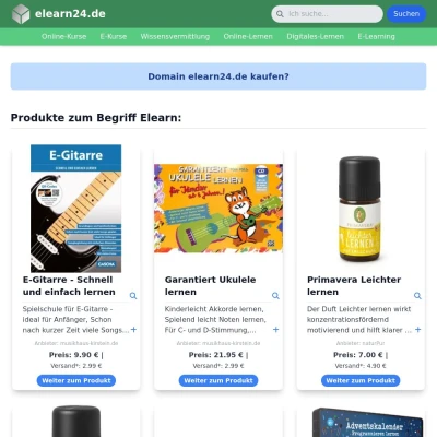 Screenshot elearn24.de