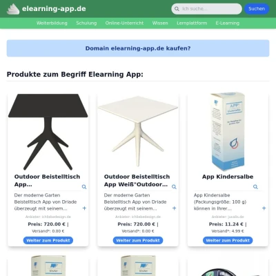 Screenshot elearning-app.de