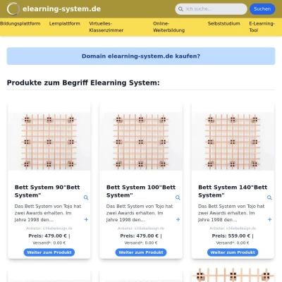 Screenshot elearning-system.de