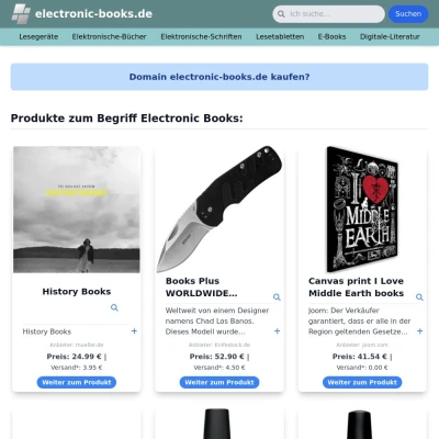 Screenshot electronic-books.de